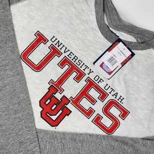 NEW University Of Utah Utes Long Sleeve‎ T-Shirt Mens XL Gray  Champion  NWT
